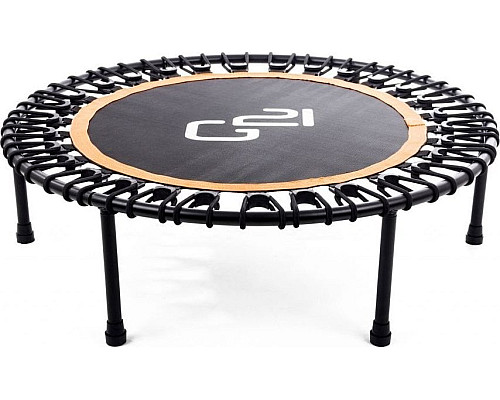 Батут для фітнесу G21 MiniJump без сітки 3.5 футів 101 см чорно-помаранчевий