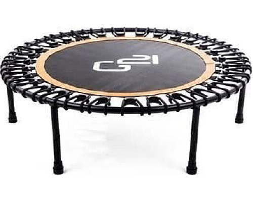 Батут для фітнесу G21 MiniJump без сітки 3.5 футів 101 см чорно-помаранчевий