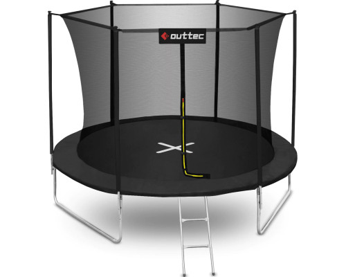 Батут OUTTEC Inside Net з внутрішньою сіткою 12 футів 374 см чорний Батут OUTTEC Inside Net з внутрішньою сіткою 12 футів 374 см чорний