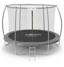 Батут Jumi Motion Sport Line Premium з внутрішньою сіткою 10 футів 305 см сірий