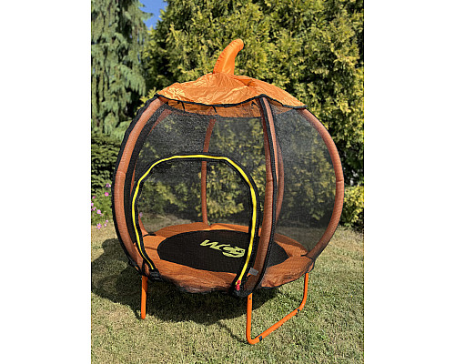Батут WCG Pumpkin з зовнішньою сіткою 108 см чорно-помаранчевий Батут WCG Pumpkin з зовнішньою сіткою 108 см чорно-помаранчевий