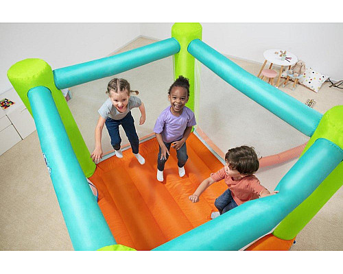 Батут надувний Jump and Soar Bouncer Bestway 53394 різнокольоровий Батут надувний Jump and Soar Bouncer Bestway 53394 різнокольоровий