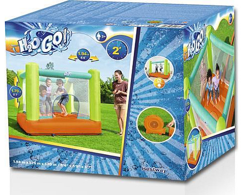 Батут надувний Jump and Soar Bouncer Bestway 53394 різнокольоровий Батут надувний Jump and Soar Bouncer Bestway 53394 різнокольоровий