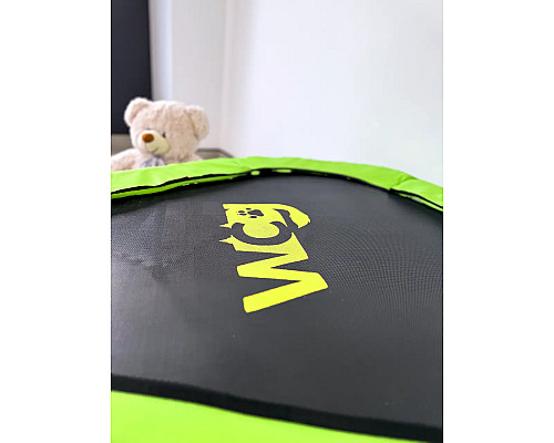 Батут WCG Frog з поручнем 114 см зелений Батут WCG Frog з поручнем 114 см зелений
