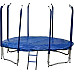 Батут Jumpi Maxy Comfort з внутрішньою сіткою 435 см синій