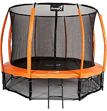 Батут Jumpi Maxy Comfort Plus з внутрішньою сіткою 12,5 футів 374 см помаранчевий