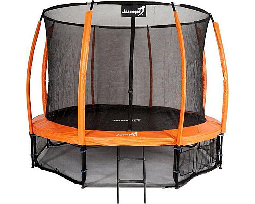 Батут Jumpi Maxy Comfort Plus з внутрішньою сіткою 12,5 футів 374 см помаранчевий