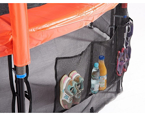 Батут Jumpi Maxy Comfort Plus з внутрішньою сіткою 12,5 футів 374 см помаранчевий