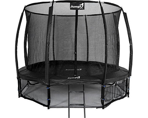 Батут Jumpi Maxy Comfort Plus з внутрішньою сіткою 12,5 футів 374 см чорний