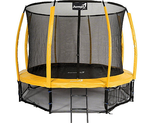 Батут Jumpi Maxy Comfort Plus з внутрішньою сіткою 12,5 футів 374 см жовтий