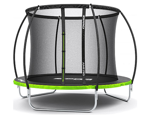Батут Zipro Jump Pro Premium з внутрішньою сіткою 8 футів 252 см чорно-зелений Батут Zipro Jump Pro Premium з внутрішньою сіткою 8 футів 252 см чорно-зелений