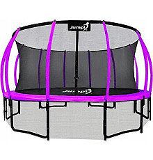 Батут Jumpi Maxy Comfort Plus з внутрішньою сіткою 14,5 футів 435 см фіолетовий