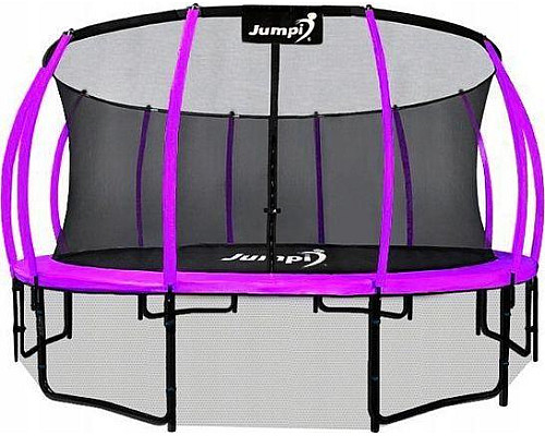 Батут Jumpi Maxy Comfort Plus з внутрішньою сіткою 14,5 футів 435 см фіолетовий