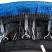 Батут Atleto з зовнішньою сіткою, 183 см синій 20000602