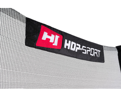 Батут Hop-Sport 10ft (305см) чорно-синій з зовнішньою сіткою (4 ноги)