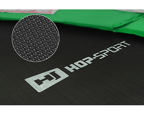 Батут Hop-Sport  з зовнішньою сіткою 10 футів 305 см чорно-зелений