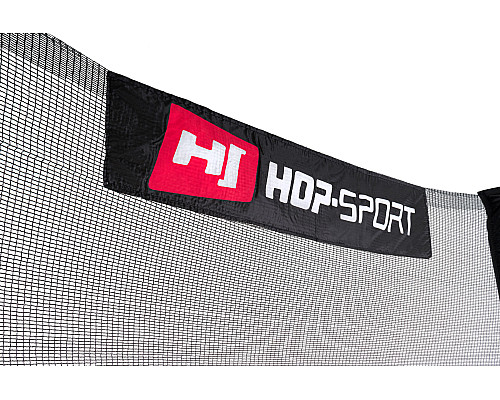 Батут Hop-Sport  з зовнішньою сіткою 10 футів 305 см чорно-зелений