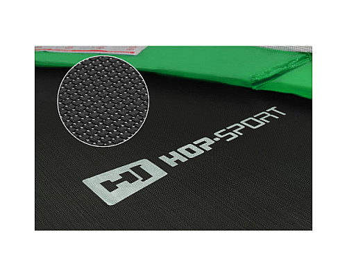 Батут Hop-Sport  з зовнішньою сіткою 10 футів 305 см чорно-зелений