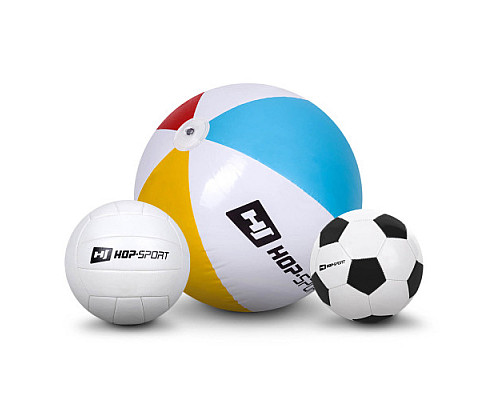 Батут Hop-Sport  з зовнішньою сіткою 14 футів 427 см синьо-чорний