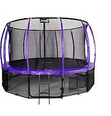 Батут Jumpi Maxy Comfort Plus з внутрішньою сіткою 16 футів 487 см фіолетовий