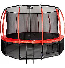 Батут Jumpi Maxy Comfort Plus з внутрішньою сіткою 16 футів 487 см червоний