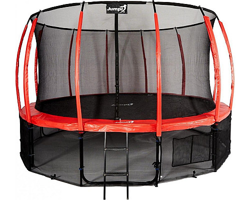 Батут Jumpi Maxy Comfort Plus з внутрішньою сіткою 16 футів 487 см червоний