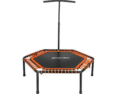 Батут для фітнесу Spokey Jumper Mini 4 фути 120 см чорно-помаранчевий