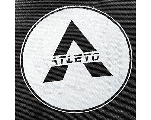 Батут Atleto 21000801 з зовнішньою сіткою 8 футів 252 см червоний