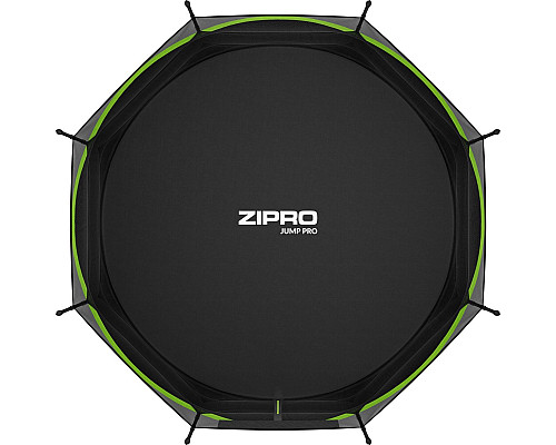 Батут Zipro Jump Pro з внутрішньою сіткою 12 футів 374 см чорно-зелений Батут Zipro Jump Pro з внутрішньою сіткою 12 футів 374 см чорно-зелений