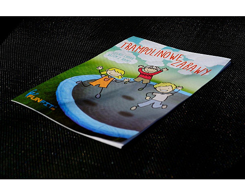 Батут Funfit 841 з зовнішньою сіткою 8,5 футів 252 см синій