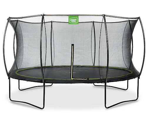 Батут Exit Silhouette з зовнішньою сіткою 427 чорний