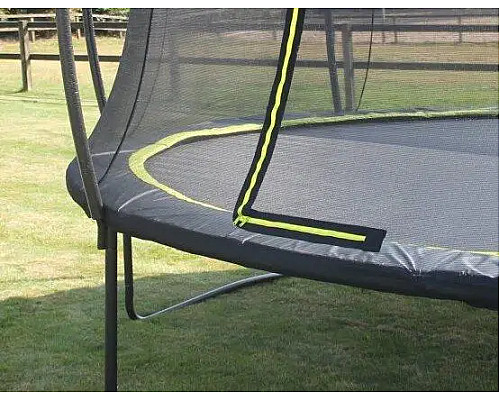 Батут Exit Silhouette з зовнішньою сіткою 427 чорний