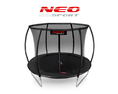 Батут Neo-Sport з внутрішньою сіткою 8 футів 252 см чорний Батут Neo-Sport з внутрішньою сіткою 8 футів 252 см чорний
