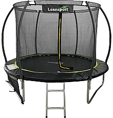 Батут Lean Sport 8343 з внутрішньою сіткою 8 футів 244 см чорний