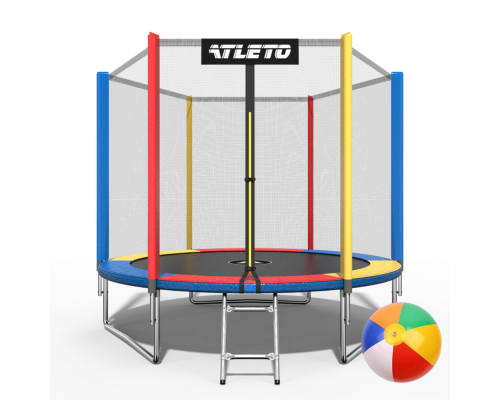 Батут Atleto 21000135 з зовнішньою сіткою 183 см Батут Atleto 21000135 з зовнішньою сіткою 183 см