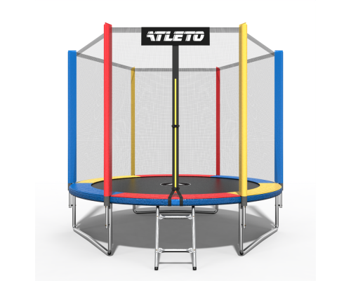 Батут Atleto 21000135 з зовнішньою сіткою 183 см Батут Atleto 21000135 з зовнішньою сіткою 183 см