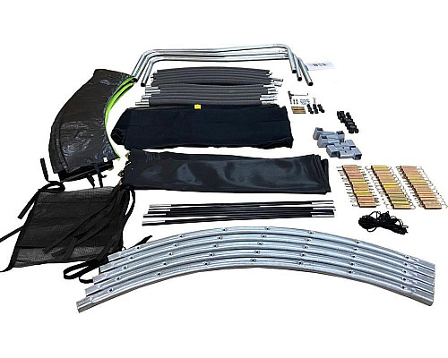 Батут Lean Sport 8344 з внутрішньою сіткою 10 футів 305 см чорний