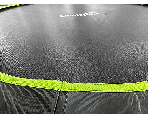 Батут Lean Sport 8345 з внутрішньою сіткою 12 футів 366 см чорний