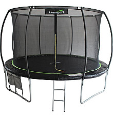 Батут Lean Sport 8346 з внутрішньою сіткою 14 футів 426 см чорний