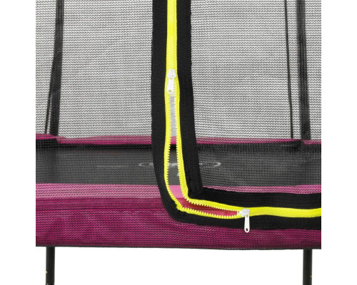 Батут EXIT Silhouette з зовнішньою сіткою 153x214 рожевий Батут EXIT Silhouette з зовнішньою сіткою 153x214 рожевий
