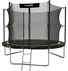 Батут Lean Sport Pro з внутрішньою сіткою 10 футів 305 см чорний