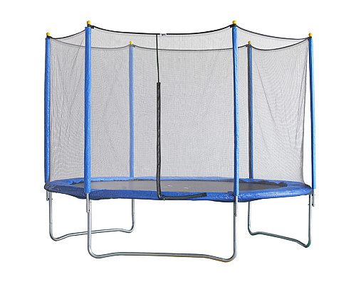 Батут Techsport TX-T-8FT з зовнішньою сіткою 8 футів 244 см блакитний