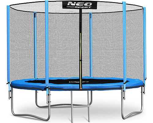 Батут Neo-Sport NS-06Z181 з зовнішньою сіткою 6 футів 183 см блакитний Батут Neo-Sport NS-06Z181 з зовнішньою сіткою 6 футів 183 см блакитний