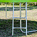 Батут inSPORTline Irbiso із внутрішньою сіткою 366 см чорно-зелений