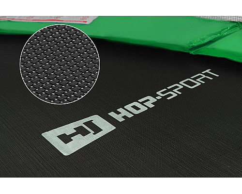 Батут Hop-Sport  з внутрішньою сіткою 12 футів 366 см чорний