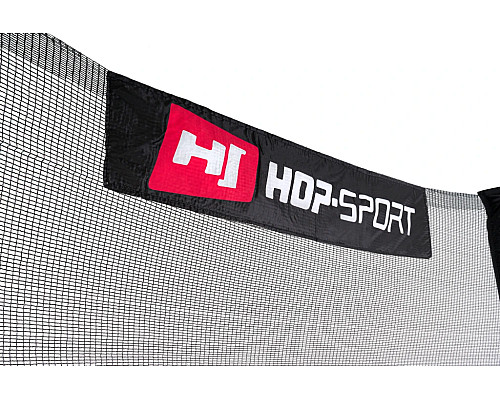 Батут Hop-Sport  з внутрішньою сіткою 12 футів 366 см чорний