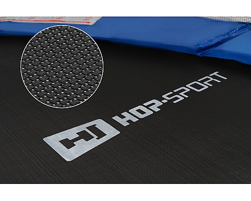 Батут Hop-Sport  з внутрішньою сіткою 12 футів 366 см чорний