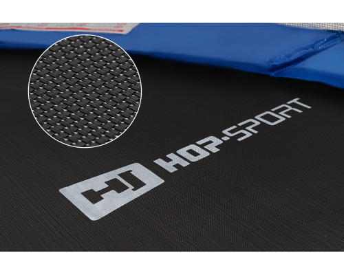 Батут Hop-Sport 8ft (244см) синій з внутрішньою сіткою