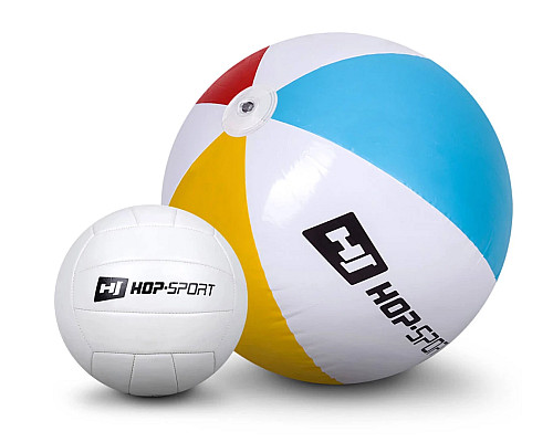 Батут Hop-Sport з внутрішньою сіткою 8 футів 244 см чорно-синій
