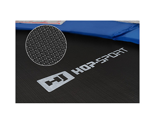Батут Hop-Sport з внутрішньою сіткою 8 футів 244 см чорно-синій